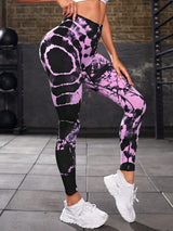 Tie-Dye Seamless High-Waist Leggings, Sculpt & Style | FlexDye Chicy Boutique