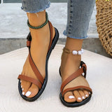 Flip Flops Flat Simple Open Toe Slippers | Honey Chicy Boutique Chocolate 39