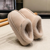 Fluffy Women’s Winter Slippers – Warm & Anti-Slip | CozyStep Chicy Boutique Beige 36-37