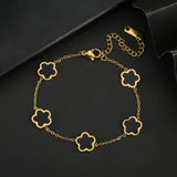 Adjustable Petal Plant Bracelet Women's | Edo Chicy Boutique