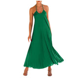 Backless Dress Pleated Dress | Serene Chicy Boutique