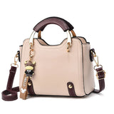 Small Square Handbag | Hetz Chicy Boutique Brown 21x11x17cm