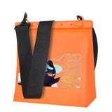 Waterproof Pouch with Beach Swimming Bag | Vesper Chicy Boutique Orange Case & Strap PVC