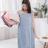 Women Chest Wearable Bath Towel | Elowen Chicy Boutique Blue-1PC