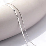 Silver Double Layer Snake Chain | Cela Chicy Boutique