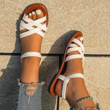 Roman Strap with Non slip Rubber Soles | Moshit Chicy Boutique