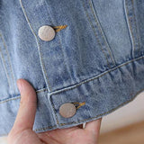 Fashion Cartoon Denim Jacket | Twirl Chicy Boutique