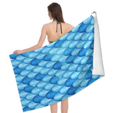 Mermaid Scales Beach Towels | Soren Chicy Boutique Blue 100x200cm