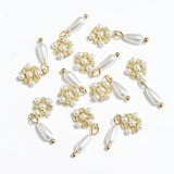 10Pcs Golden Nail Charms | Gleamia Chicy Boutique JE0828