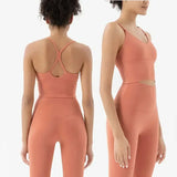 Two Piece Sets leggings | Sculpt Chicy Boutique Rustic Coral2 L