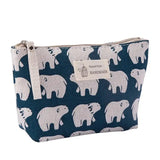 Women Travel Cosmetic Bag | Selene Chicy Boutique rosy brown