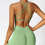 V Back Legging Gym Set | Livra Chicy Boutique Light green 2 S