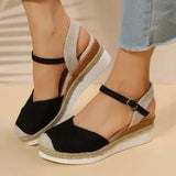 Wedge Sandals | Motek Chicy Boutique Black 43