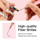 Nail Art Liner Brushes Set Chicy Boutique