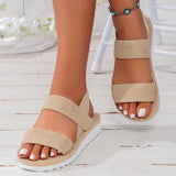 Shoelace flat sandals | Gina Chicy Boutique