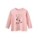 Bear Long Sleeve T-shirt | Zorina Chicy Boutique Pink CHINA 120(5)