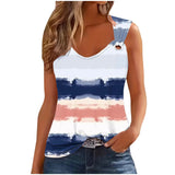 Neck Split Sleeve Tank Top | Cedar Chicy Boutique As Picture 2 S