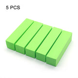 Nails Buffer Grind Buffing Block | Flicker Chicy Boutique Green-5pcs