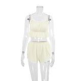 Hollow Out Crop Top Sleepwear | Tachrah Chicy Boutique