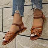 Roman Strap with Non slip Rubber Soles | Moshit Chicy Boutique