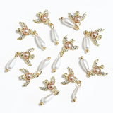10Pcs Golden Nail Charms | Gleamia Chicy Boutique JE0824