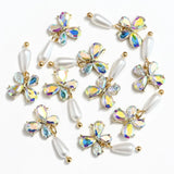 10Pcs Golden Nail Charms | Gleamia Chicy Boutique JE0833