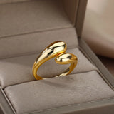 Gold Stainless Steel Ring | AurumBand Chicy Boutique