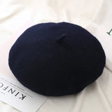 Wool Berets French Style | Nordic Chicy Boutique Navy One Size