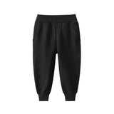 Sweatpant Cotton Elastic Waist | Mireza Chicy Boutique Black CHINA 140(8-9)