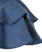 Denim Top and Shorts Set Ruffles | Sigal Chicy Boutique