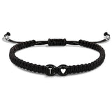 Heart Love Couple Braided Bracelet | Whisper Chicy Boutique T Love