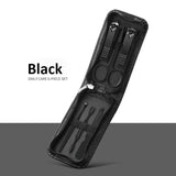 6 Pcs Portable Luxury Manicure Kit Sets Chicy Boutique 6 Pcs Black