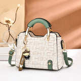 Small Square Handbag | Hetz Chicy Boutique Green 21x11x17cm
