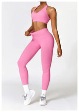 V Back Legging Gym Set | Livra Chicy Boutique