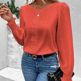 Elegant Long Sleeved Round Neck | Auburn Chicy Boutique
