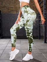 Tie-Dye Seamless High-Waist Leggings, Sculpt & Style | FlexDye Chicy Boutique