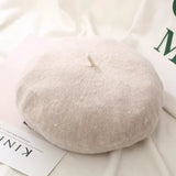 Wool Berets French Style | Nordic Chicy Boutique Beige One Size