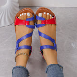 Open Toe Flat Sandals | Helena Chicy Boutique