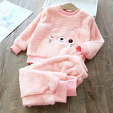 2-Piece Winter Sleepwear for Girls (2-6 Years) | BearDream Chicy Boutique Pink 2T