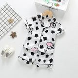 Mickey Mouse Silk Satin Short Sleeve+Shorts | Katani Chicy Boutique
