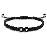 Heart Love Couple Braided Bracelet | Whisper Chicy Boutique M Love