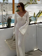 Sexy See-Through Hollow-Out Beach Knitwear | Mermaid Chicy Boutique