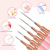Nail Art Liner Brushes Set Chicy Boutique