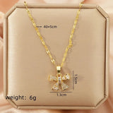 Gold Butterfly Chain | Parpar Chicy Boutique XL1470-32