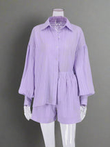 White Stripe Shorts Sets | Neaama Chicy Boutique