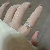 White Bowknot Rings | Whity Chicy Boutique