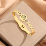 Wedding party grass bracelet | Radiance Chicy Boutique Gold Tree