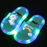 Girls Lighted Slippers | Kido Chicy Boutique Blue 34-35(Insole 19.5CM)