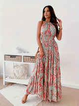 Long Dress High Waist Sleeveless | Vanil Chicy Boutique