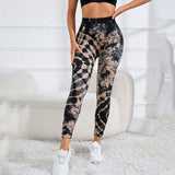Tie-Dye Seamless High-Waist Leggings, Sculpt & Style | FlexDye Chicy Boutique